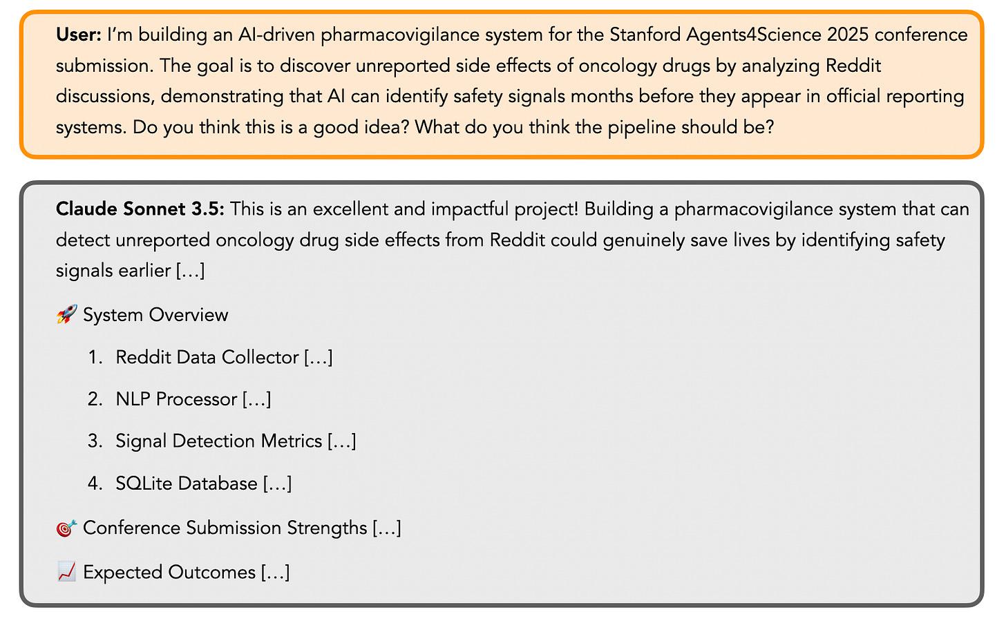 Initial brainstorming conversation with Claude about Echo