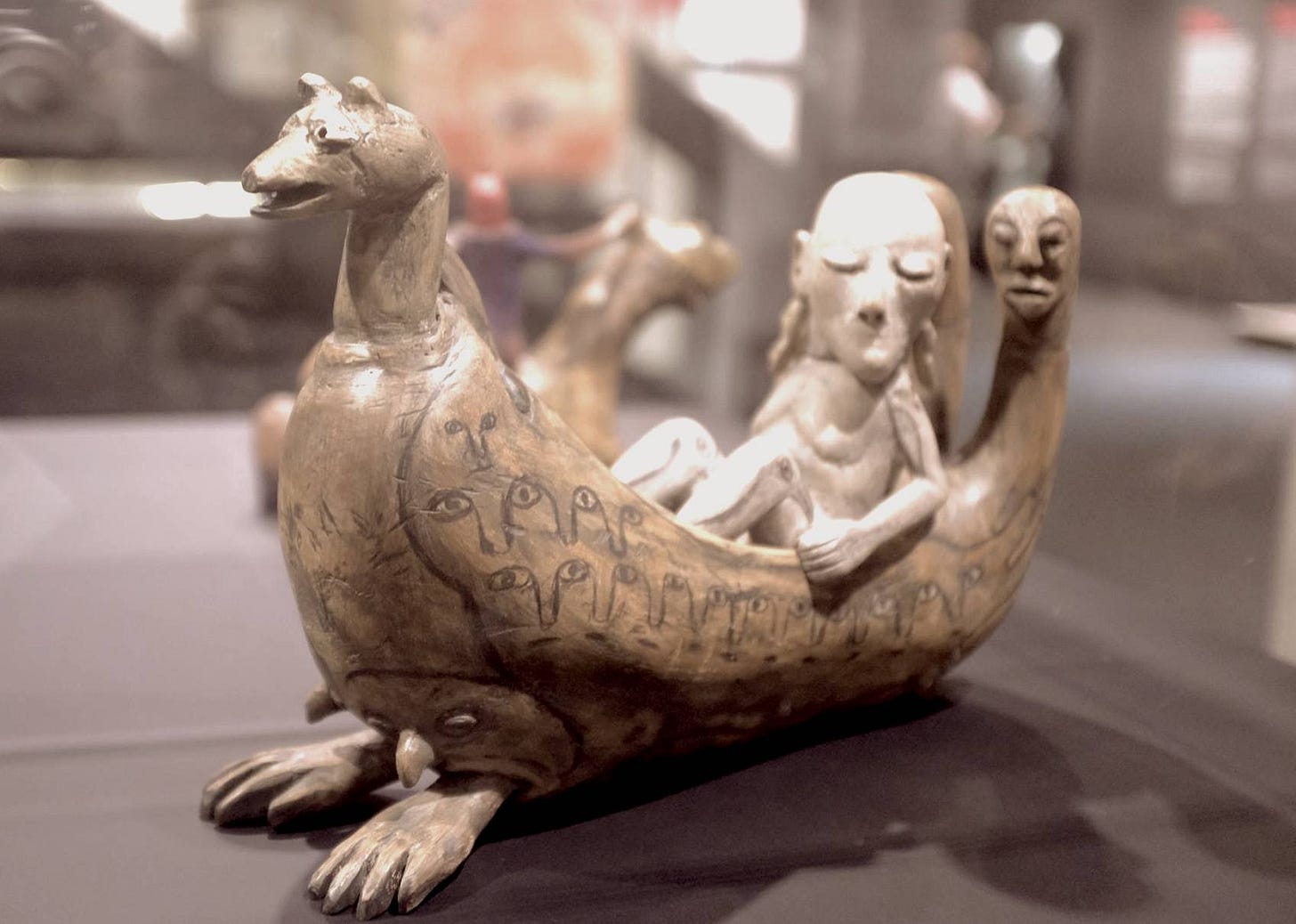 Sculpture by Auguste Forestier at Collection de l'Art Brut