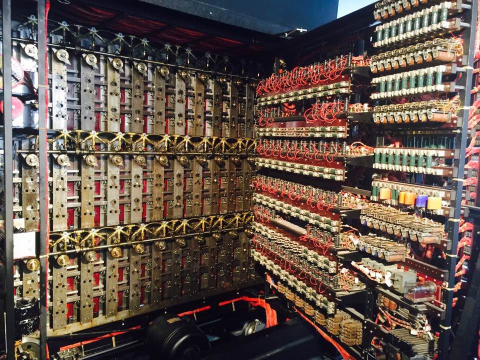 The Bombe machine at Bletchley Park