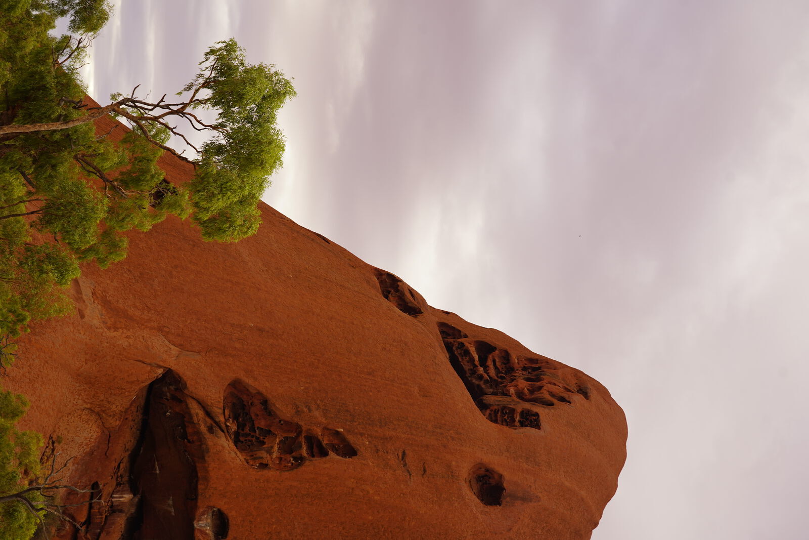 Rock cave painting site